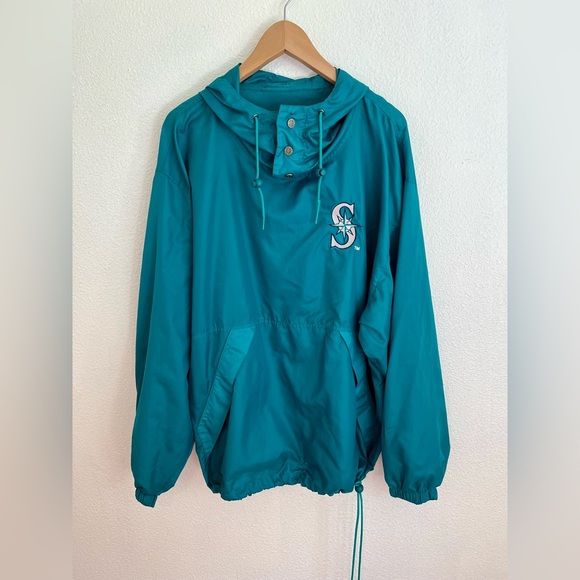 Vintage Mariners Genuine Merchandise Hoodie Windbreaker XL - Picture 1 of 11